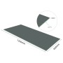 AICA Bauplatte XPS, 1250x600x6mm, 4er-Pack. Hartschaum Dämmplatte, ideal als Ausgleichplatte.