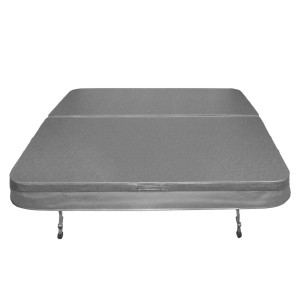 Graue Monstershop Whirlpool Abdeckung 2m, isolierend und wetterfest.