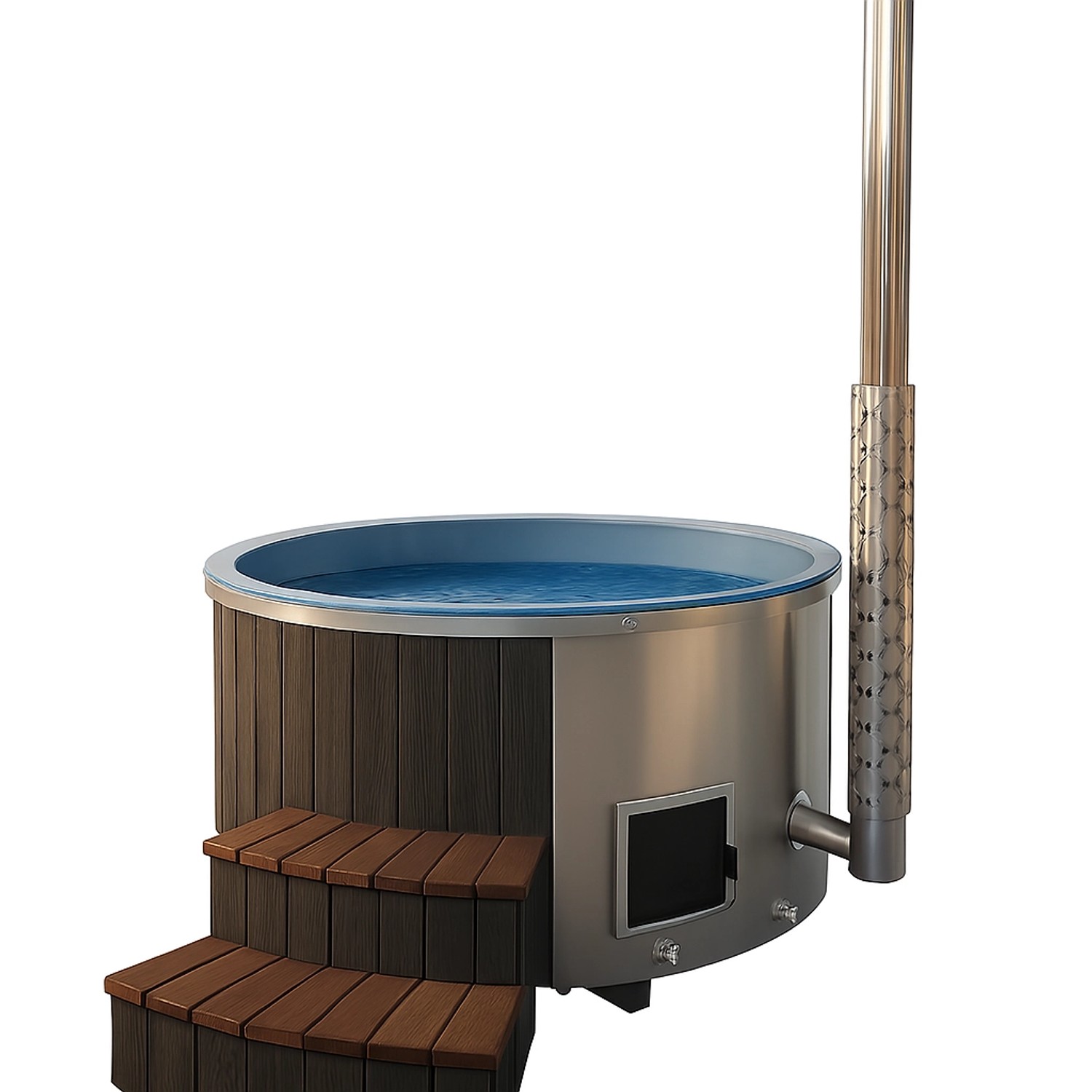 Icewolf Hot Tub Badefass mit Spa  Massage &  Sprudelfunktion für 4 bis 6 Pe günstig online kaufen