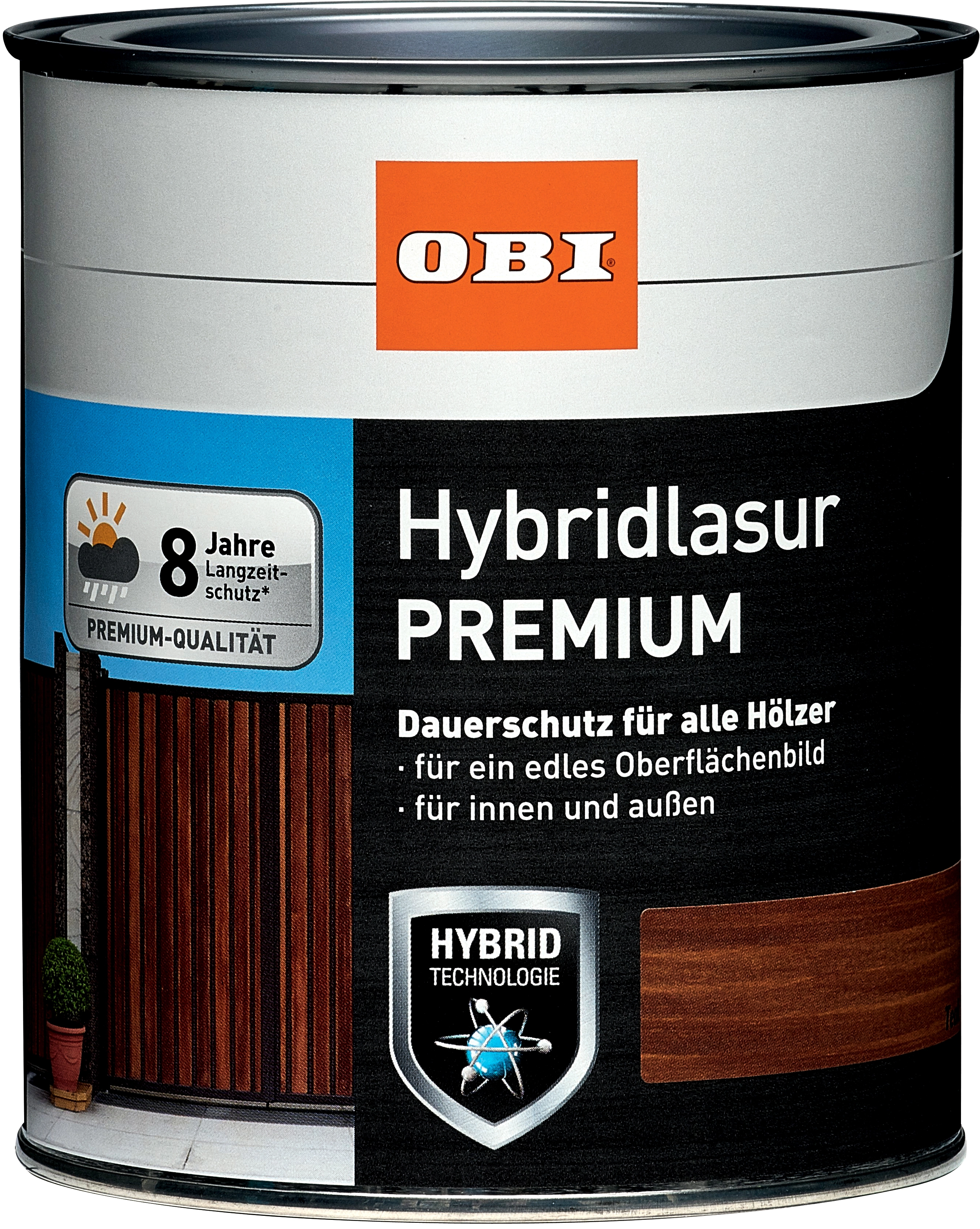 OBI Hybridlasur Premium Nussbaum dunkel 375 ml kaufen bei OBI