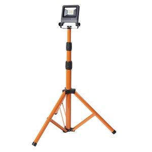 Osram LED-Baustrahler Tripod, 20W, dunkelgrau, mit höhenverstellbarem Stativ bis 1,8m.