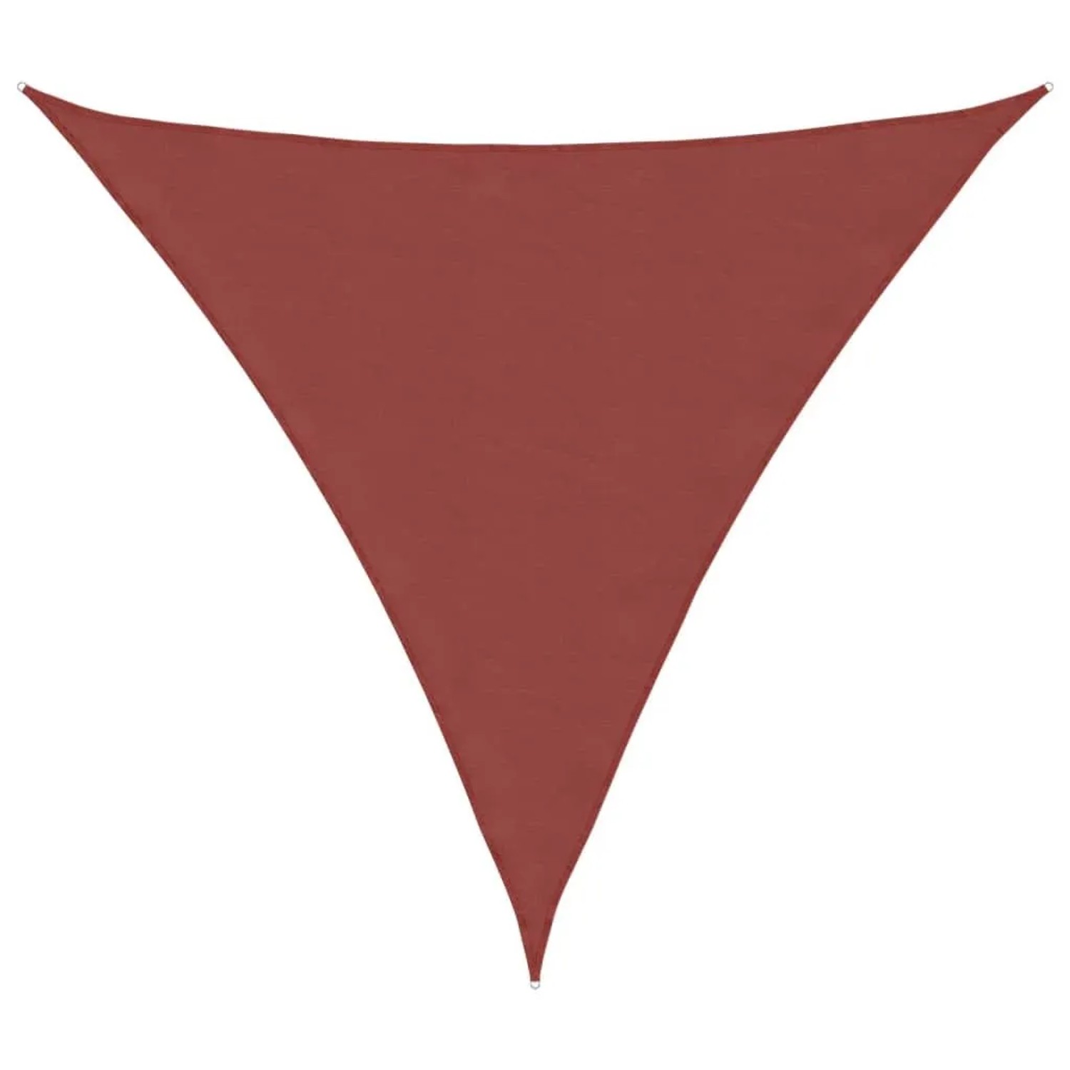 Furnicato Sonnensegel Oxford-gewebe Dreieckig 45x45x45m Terrakotta-rot