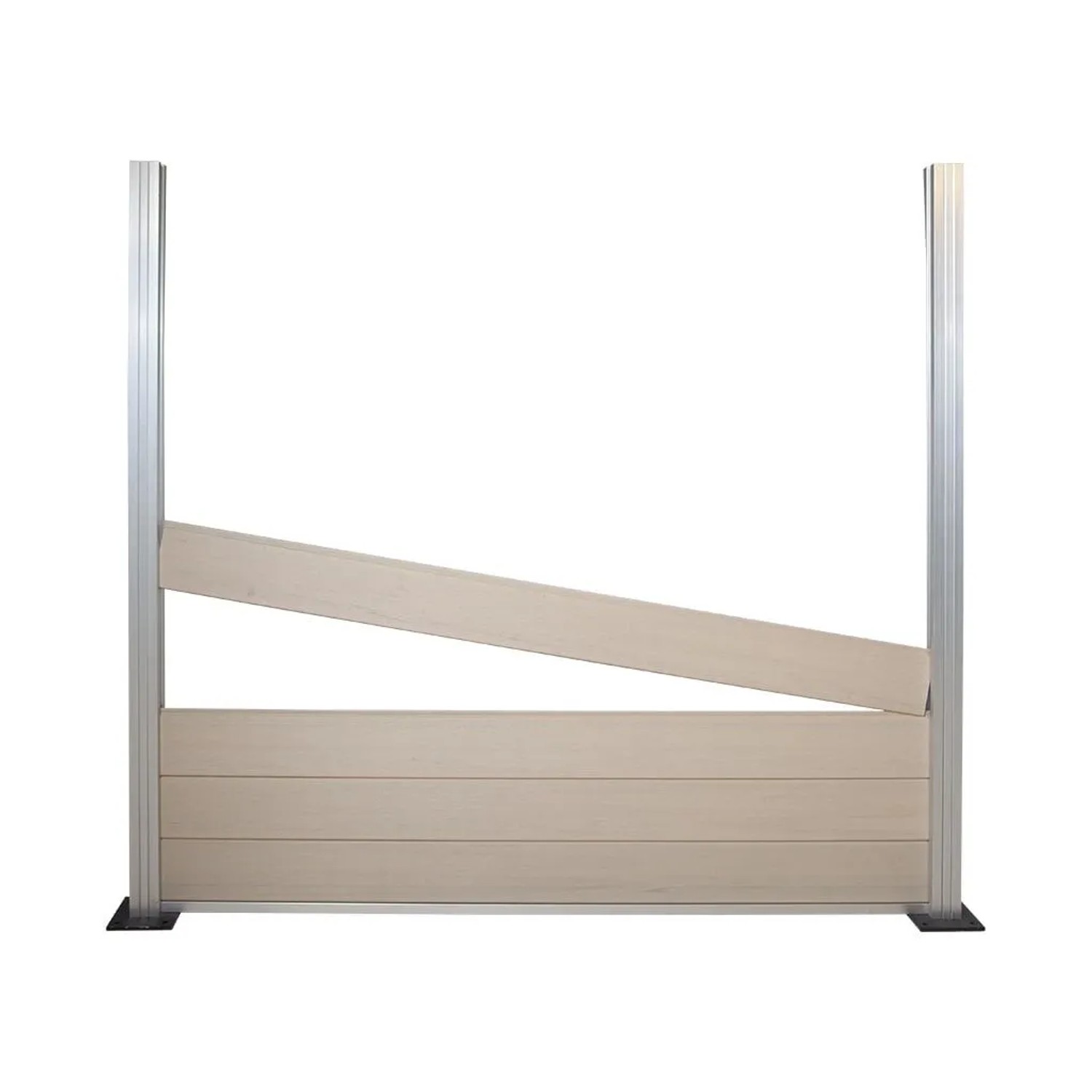 Belladoor WPC Zaunpfosten Silber 190 cm