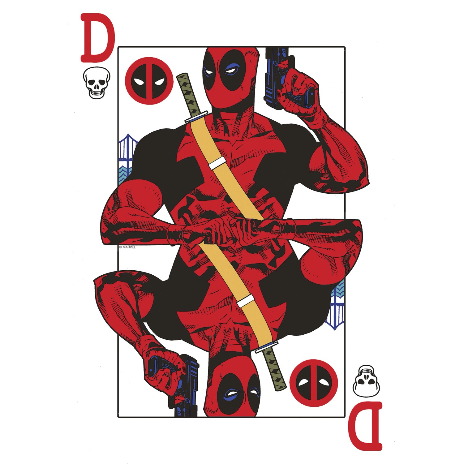 Komar Wandbild Marvel Deadpool Jack of All Trades 30 cm x 40 cm Rot günstig online kaufen