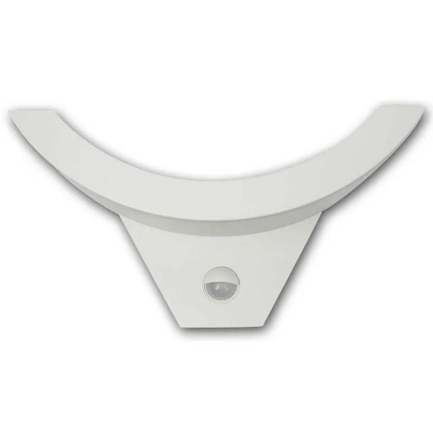world-trading-net LED Eingangsleuchte SPINEL Weiß 10W IP54 PIR