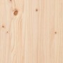 Nahaufnahme von hellem Kiefernholz mit deutlicher Maserung und Ästen, Material für vidaXL Bettrahmen.
