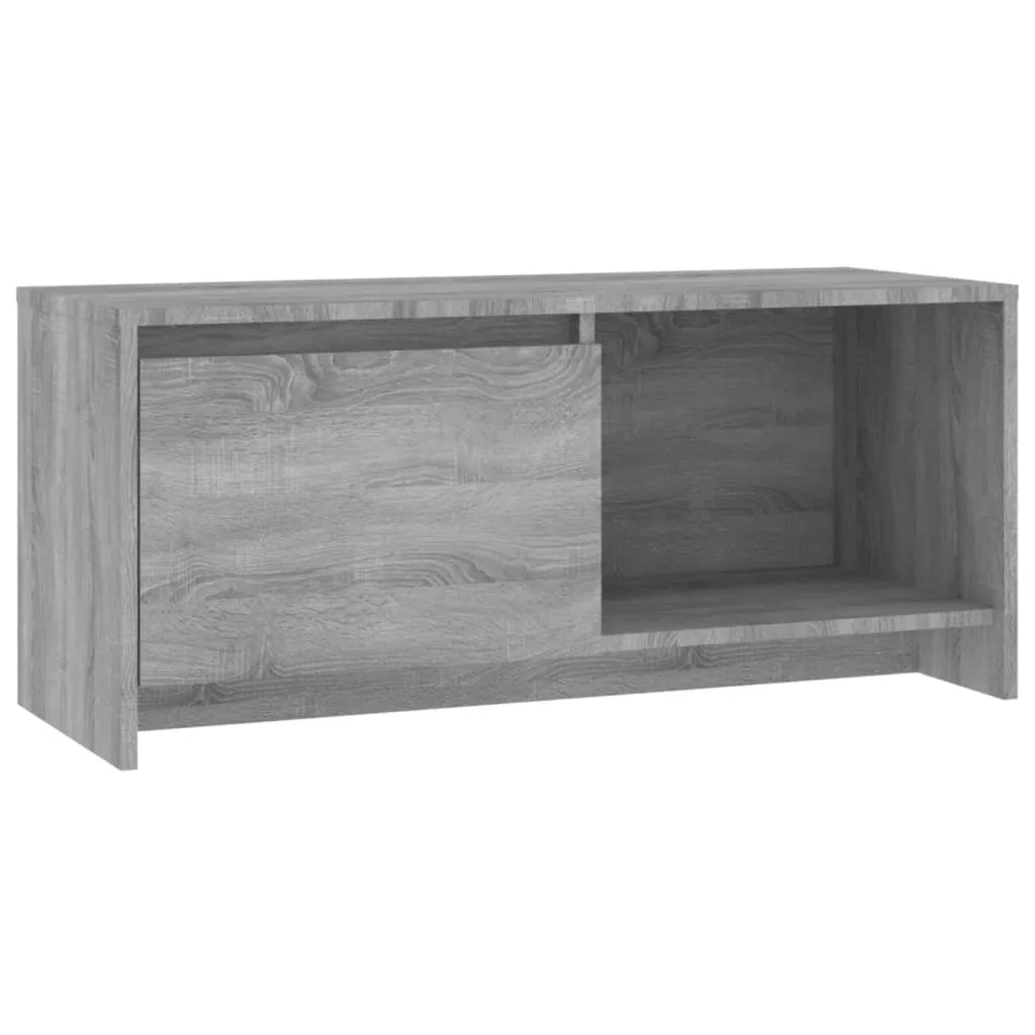 vidaXL TV-Schrank Grau Sonoma 90x35x40 cm Holzwerkstoff 813018