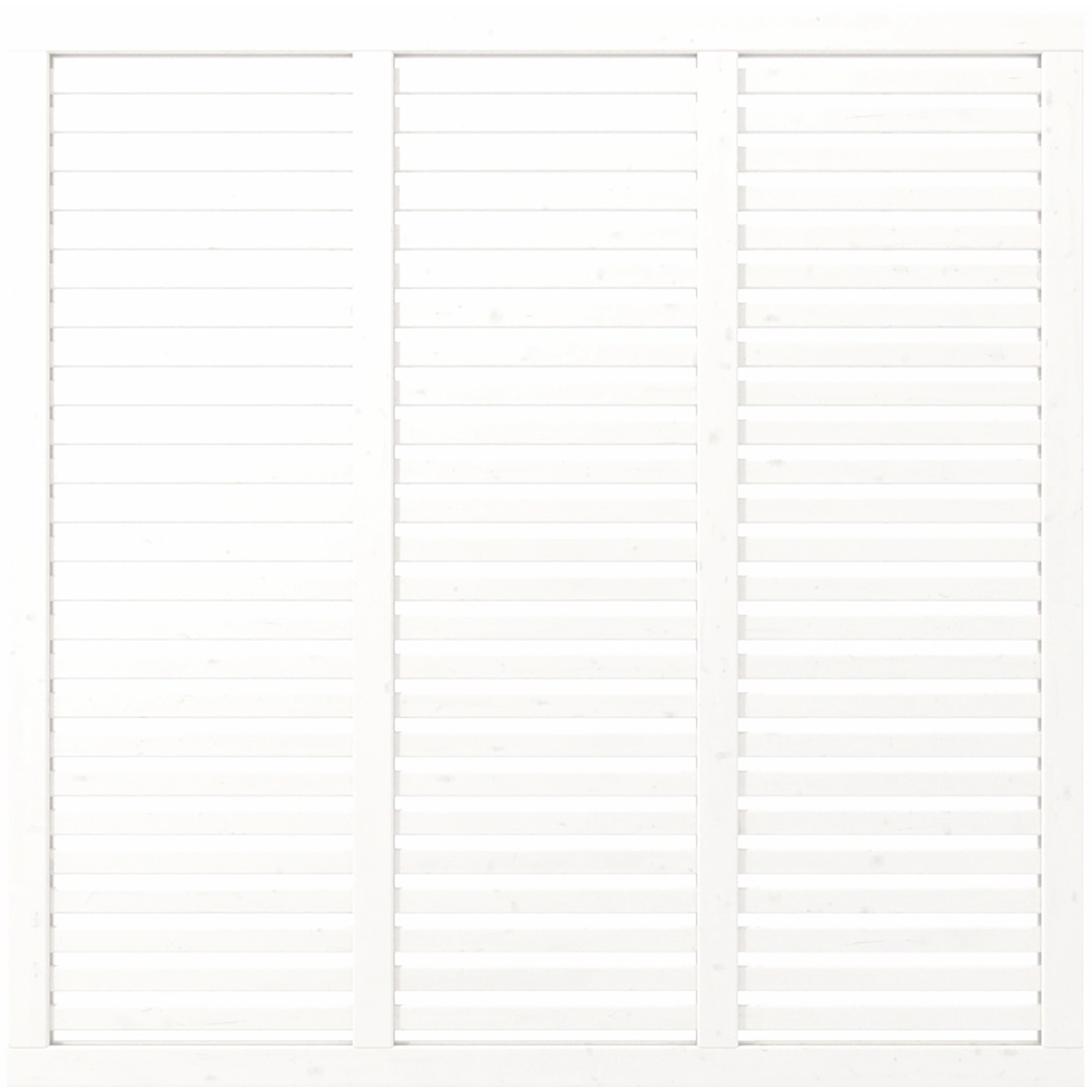 Sichtschutzzaun Harmoni Nadelholz Weiß 180 cm x 180 cm günstig online kaufen
