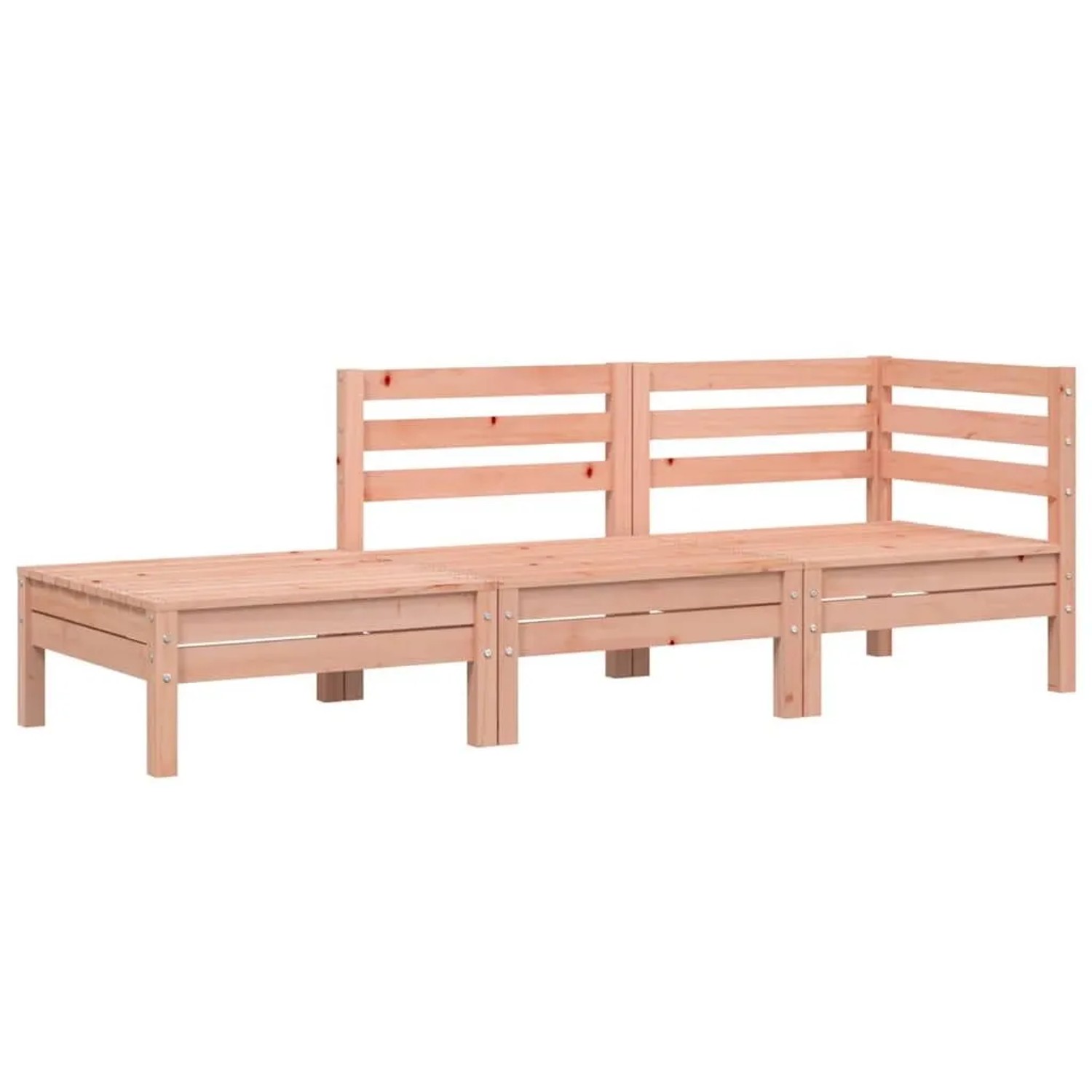 vidaXL Gartensofa 3-Sitzer Massivholz Douglasie 838045