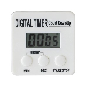 Digitaler Timer von Blanko mit LCD-Anzeige und Alarmfunktion. Ideal für Küche und Werkstatt.
