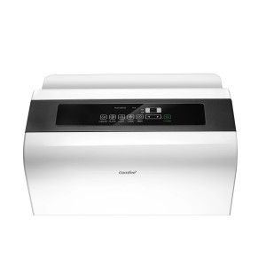 Comfee Luftentfeuchter MDDP-30DEN7, weiß, mit LED-Display und Bedienelementen.
