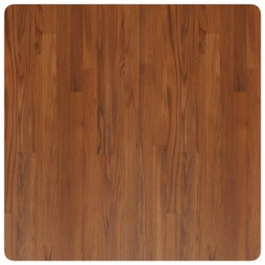 Quadratische, dunkelbraune Tischplatte aus Eiche, 80x80 cm. Ideal für Tische.