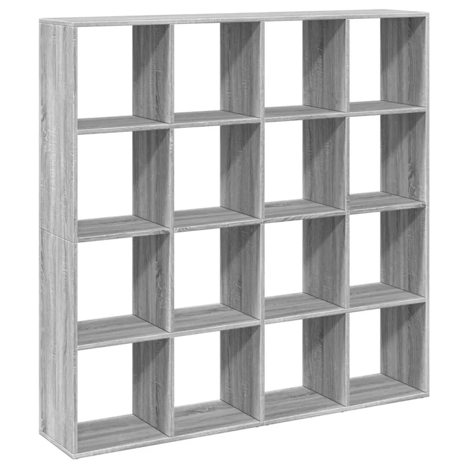 vidaXL Bücherregal Grau Sonoma 137,5x29x137,5 cm Holzwerkstoff 3310294 günstig online kaufen