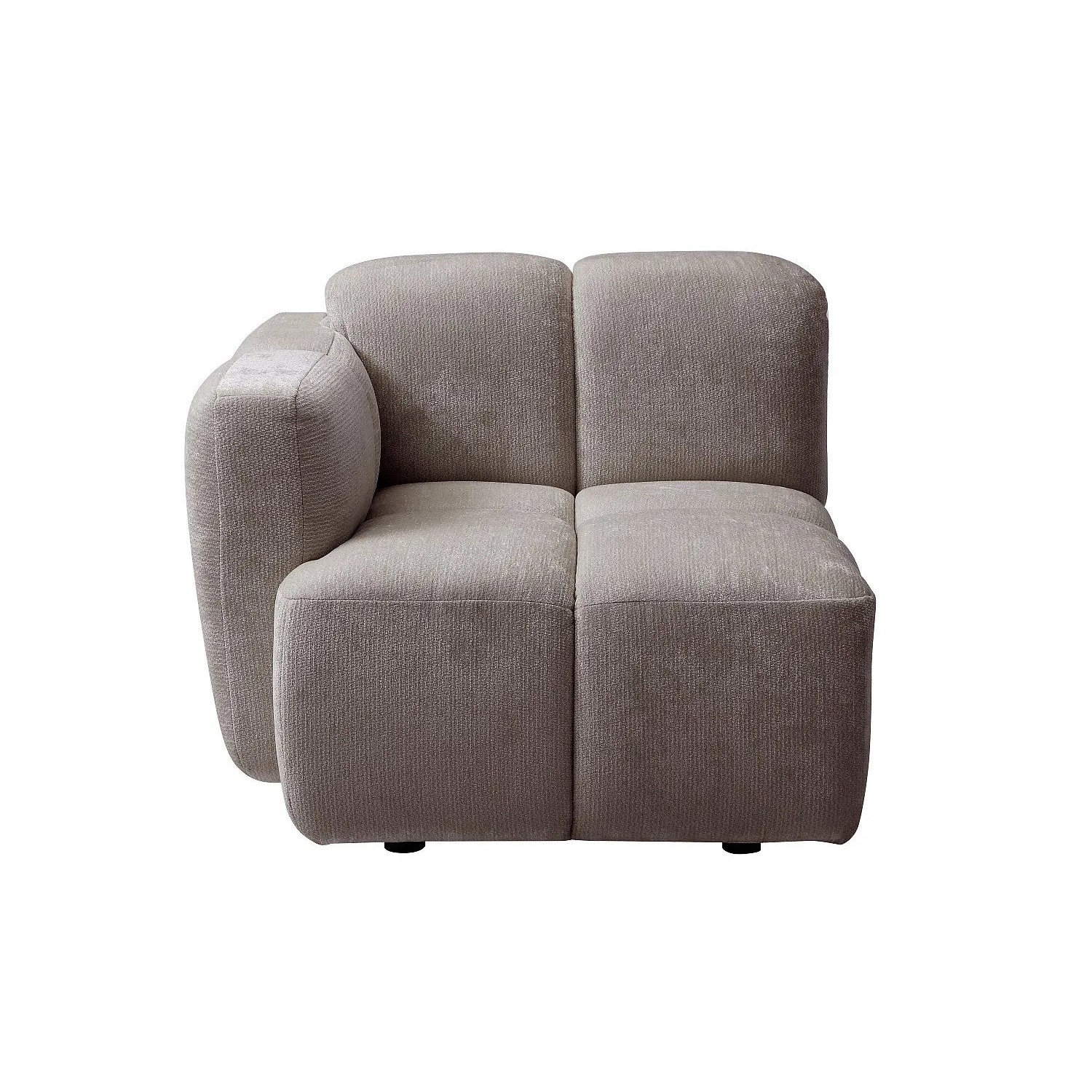 Vente-unique Sessel Mit Gerader Rückenlehne Carlivi Taupe 90 cm