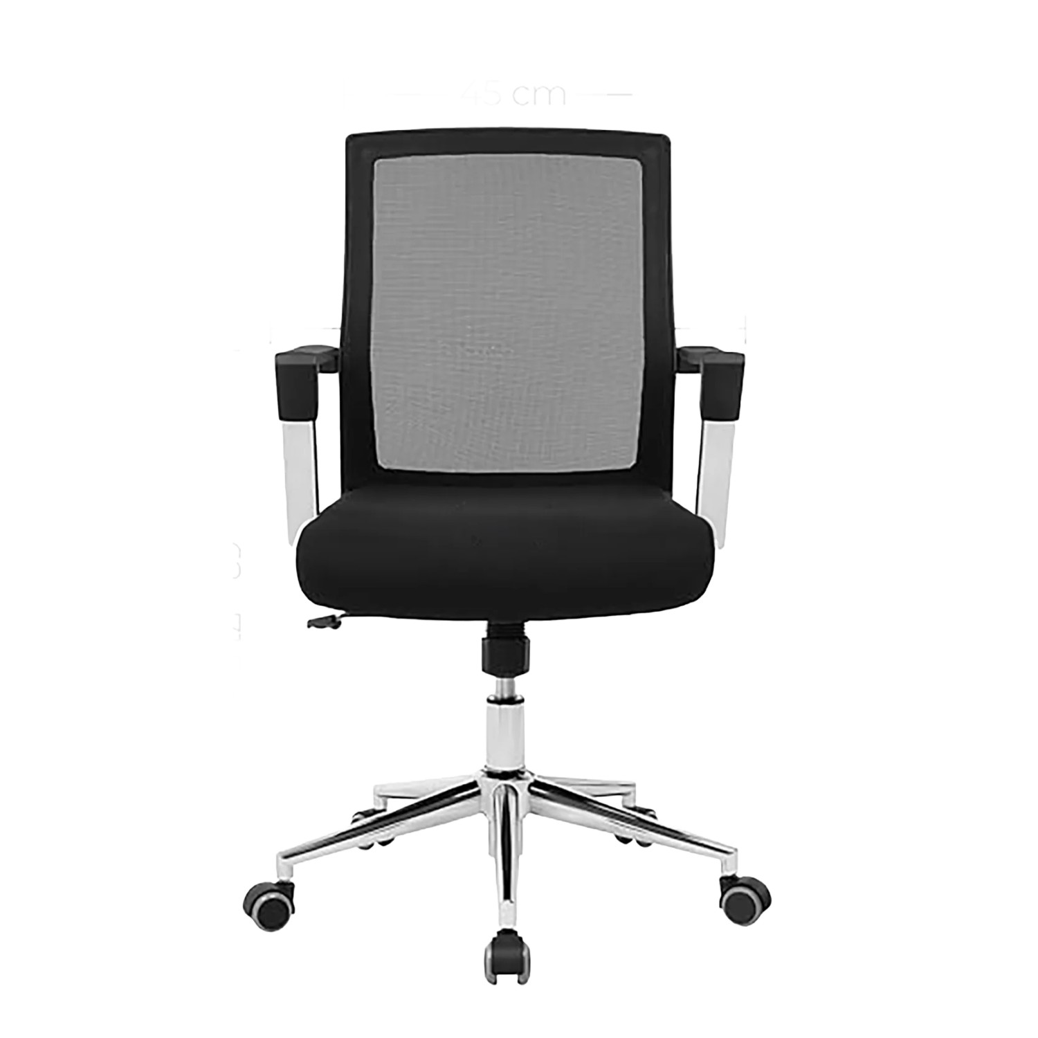 Songmics Schreibtischstuhl Kime Höhenverstellbar Drehbar Schwarz