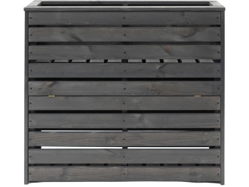 Westmann Pflanzkasten Holz Solo mit Stauraum 30 cm x 88 cm x 100 cm Grau FSC®  kaufen bei OBI