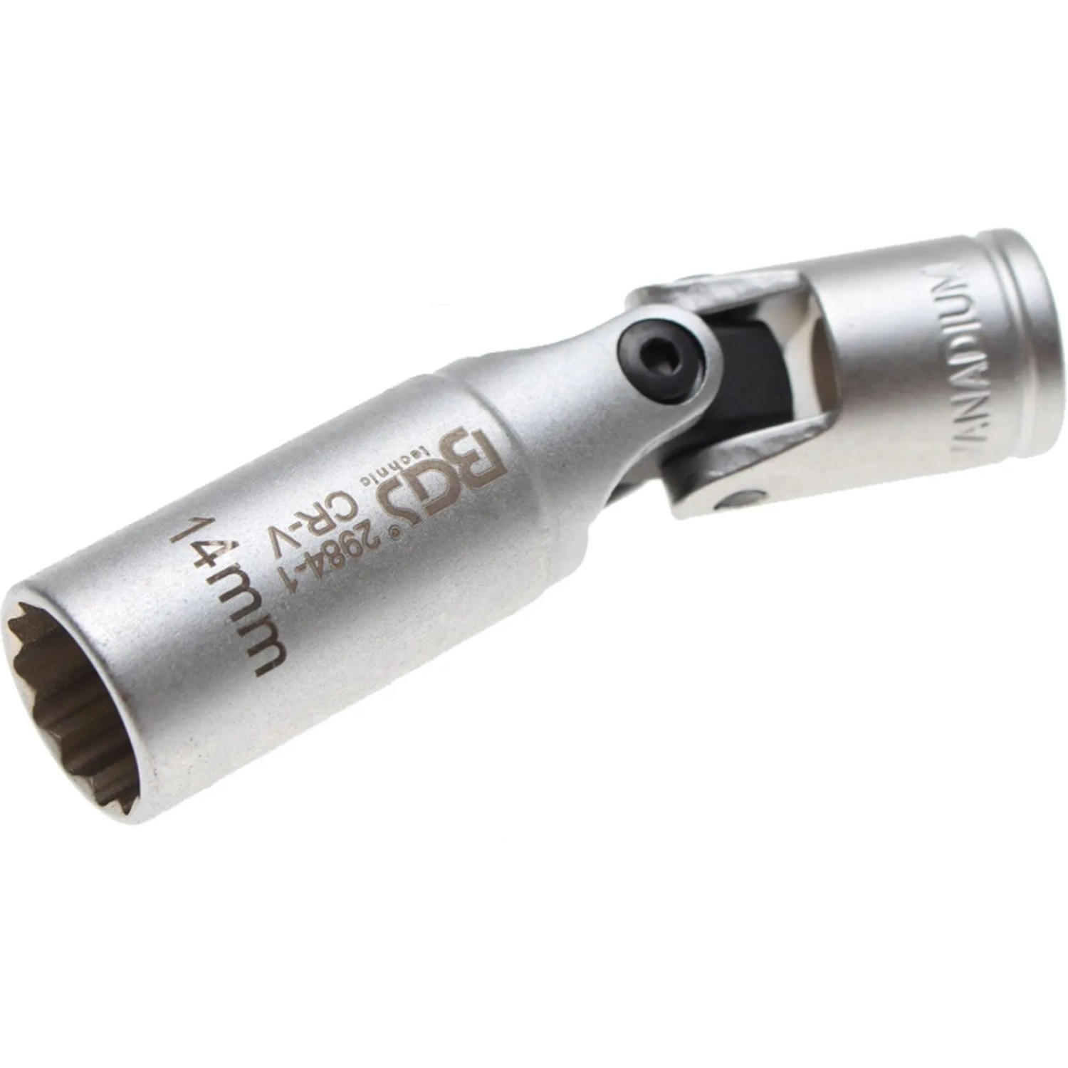 BGS Glühkerzen Gelenk Einsatz Zwölfkant Antrieb Innenvierkant 10 Mm  3 8 Zoll  SW 14 Mm 2984 1