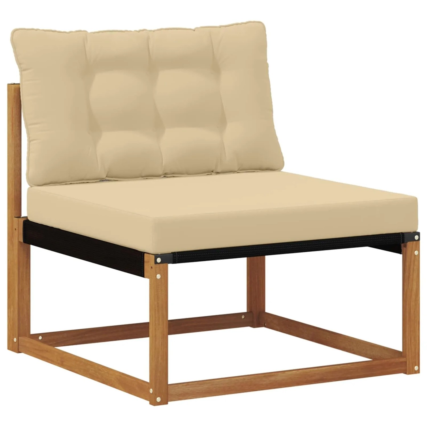 vidaXL Sectional Sofa Einheiten Massivholz Akazie Natur 900636