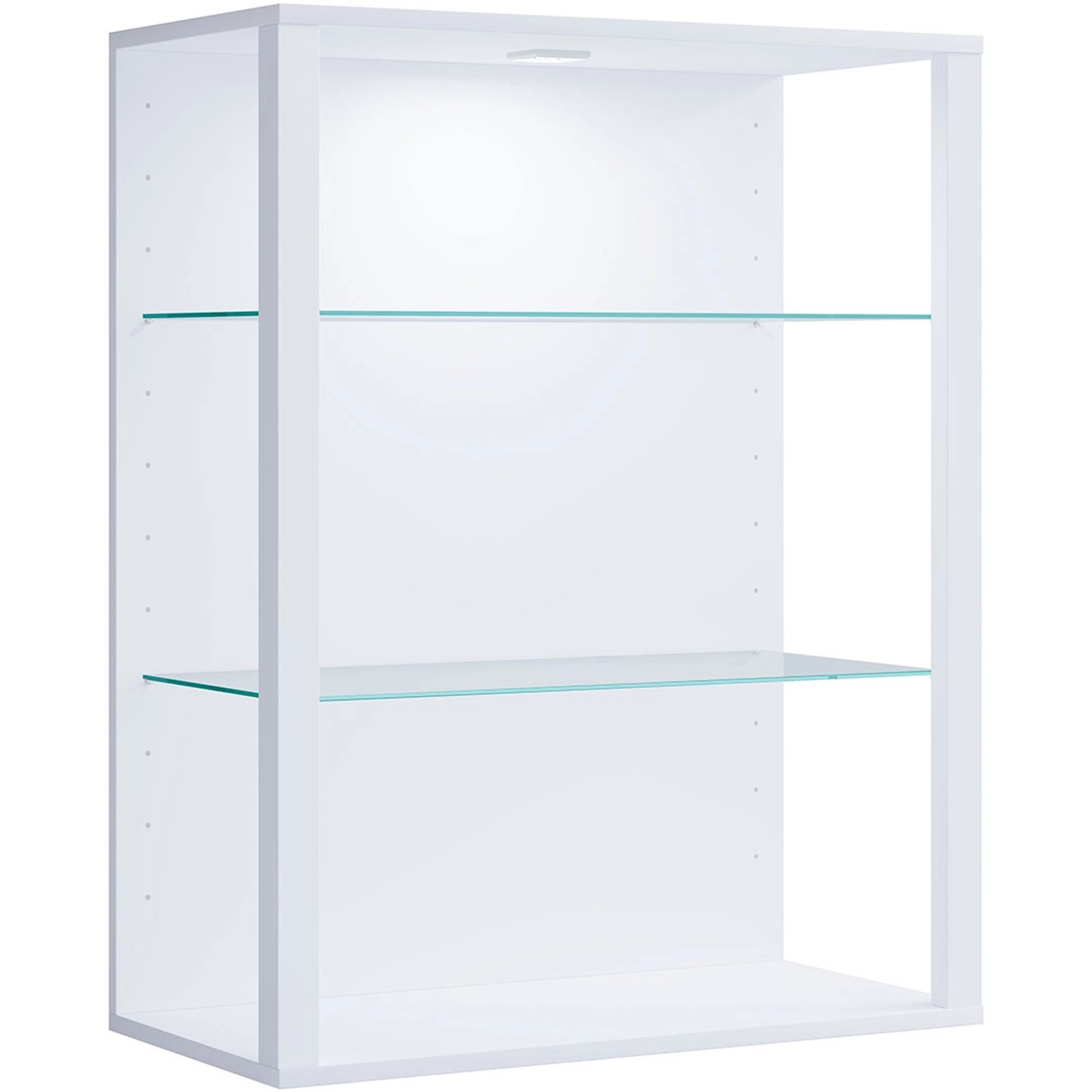 ebuy24 GlasolLW Vitrinenschrank Wandhängend Weiß günstig online kaufen
