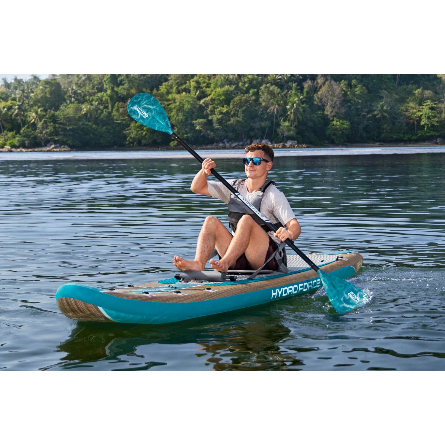 Bestway SUP Touring Board-Set Glider Elite Sitz 381 cm x 79 cm x 15 cm_8