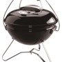 Schwarzer Weber Holzkohle-Kugelgrill Smokey Joe Premium, Ø 37 cm, mit Deckel und Tragegriff.
