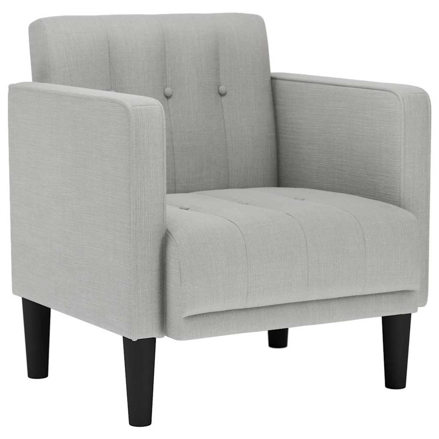 vidaXL Sessel mit Armlehnen Wolkengrau 53 cm Stoff 4100551 günstig online kaufen