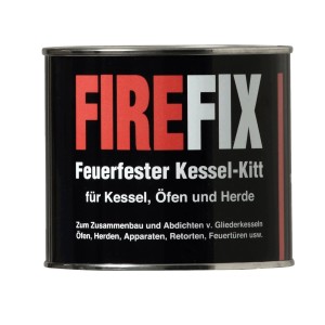 Firefix Ofenkitt 500g im Gebinde. Hitzebeständiger Kesselkitt für Kamine und Öfen.