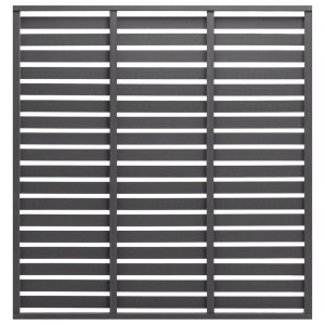 vidaXL Zaunelement WPC 180x180 cm Grau 318110