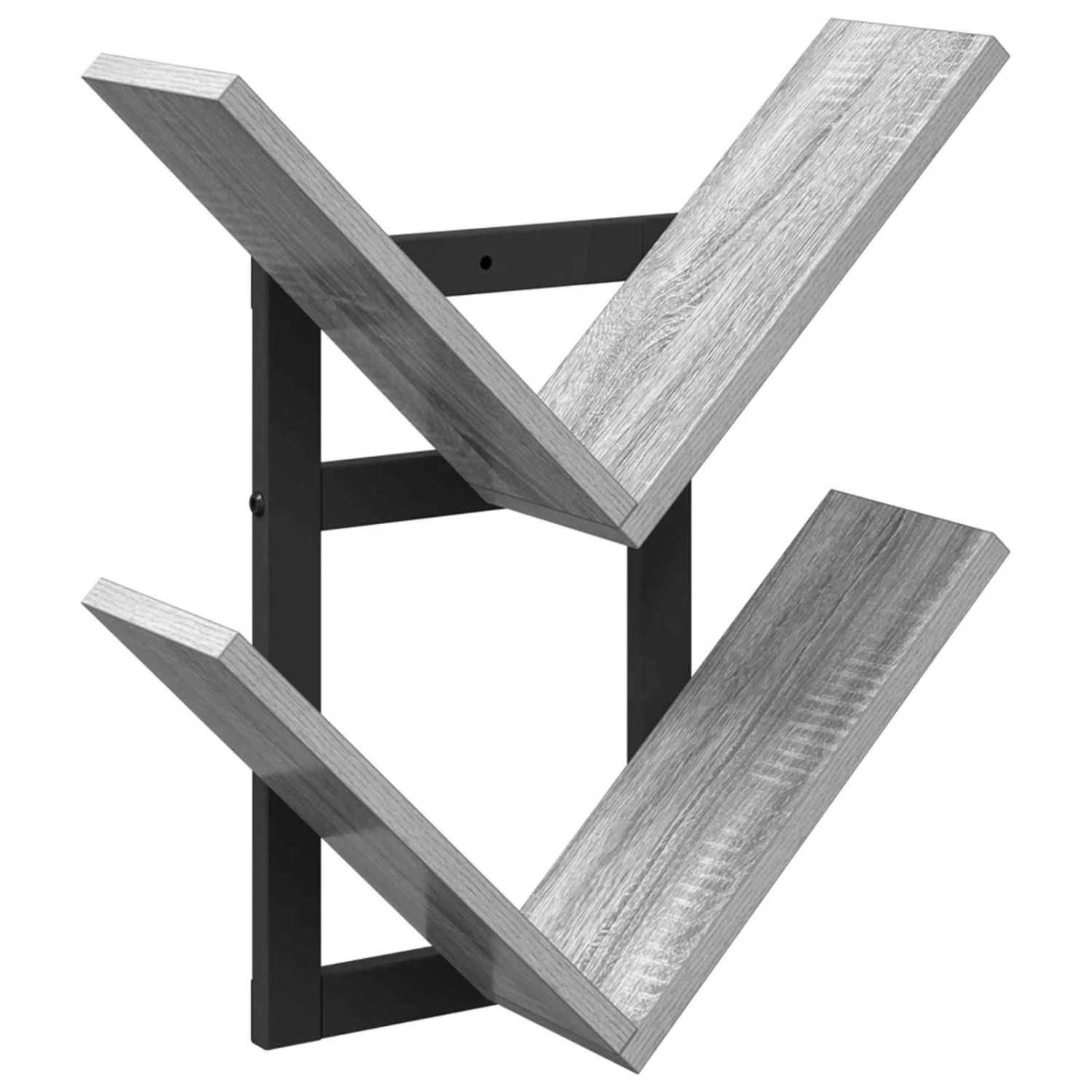 vidaXL Wandregal Sonoma-Grau 43 x 15 x 47 cm Holzwerkstoff 8012342