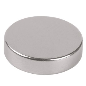 Fix-o-moll Magnetscheibe Neodym, Ø 12mm, silberfarben, für Pinnwände und Whiteboards.