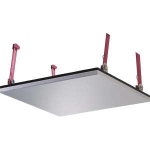 Knauf Revisionsklappe Revo F-Tec 40x40 cm, weiß, für Gipskartonplatten, mit Desinfektionsbeschichtung.