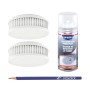 Pyrexx Rauchmelder Set mit Magnethalterung, Prüfspray und Bleistift, 2er-Set
