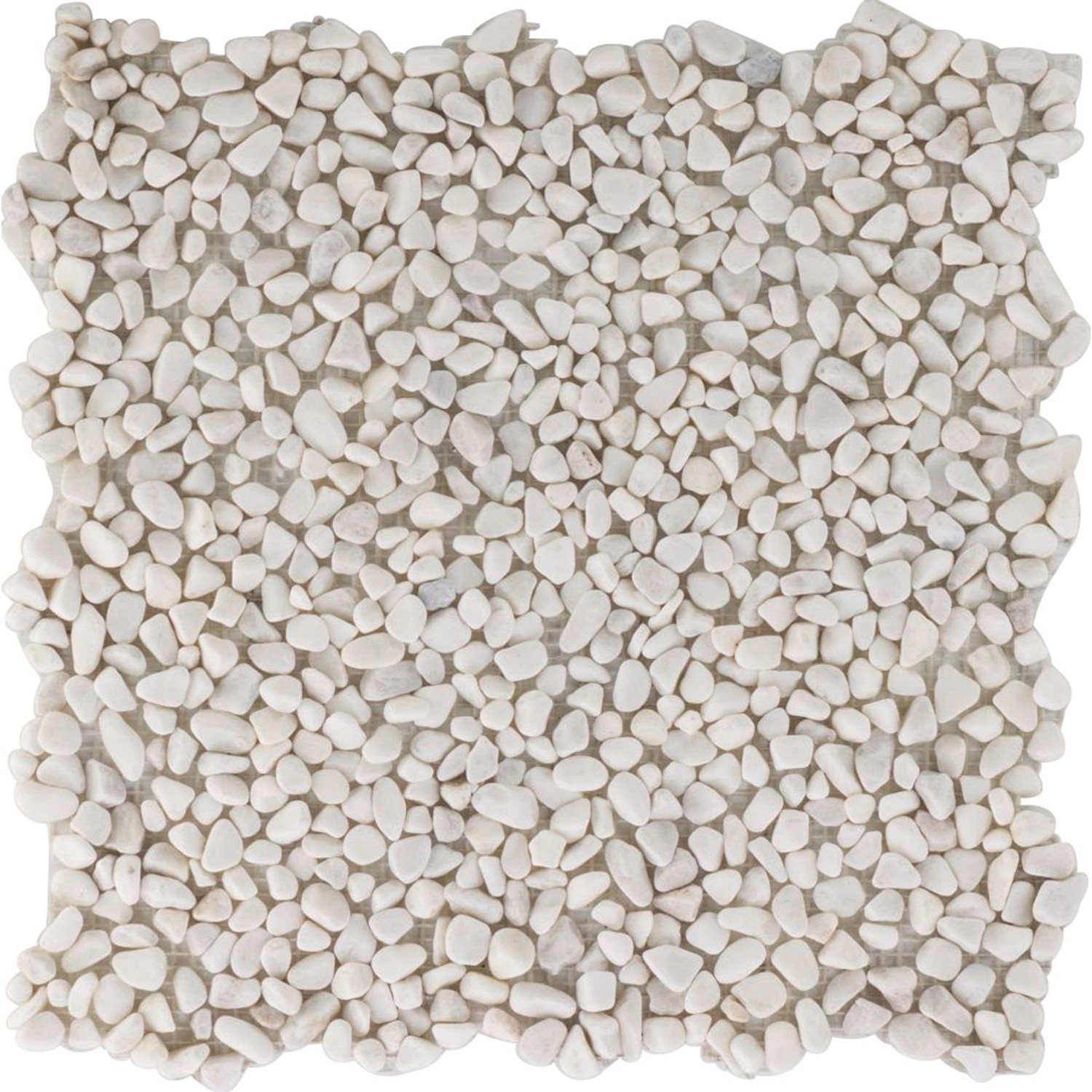 Flusskiesel White Matt 30,5 cm x 30,5 cm