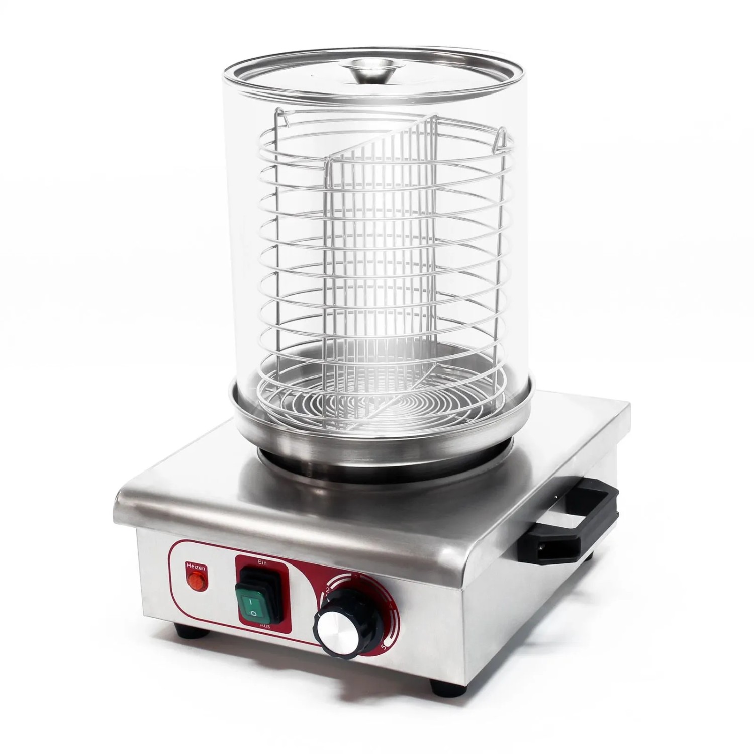 Wiltec Hot Dog Maschine 450W Würstchenwärmer Hot Dog Maker Edelstahl_2
