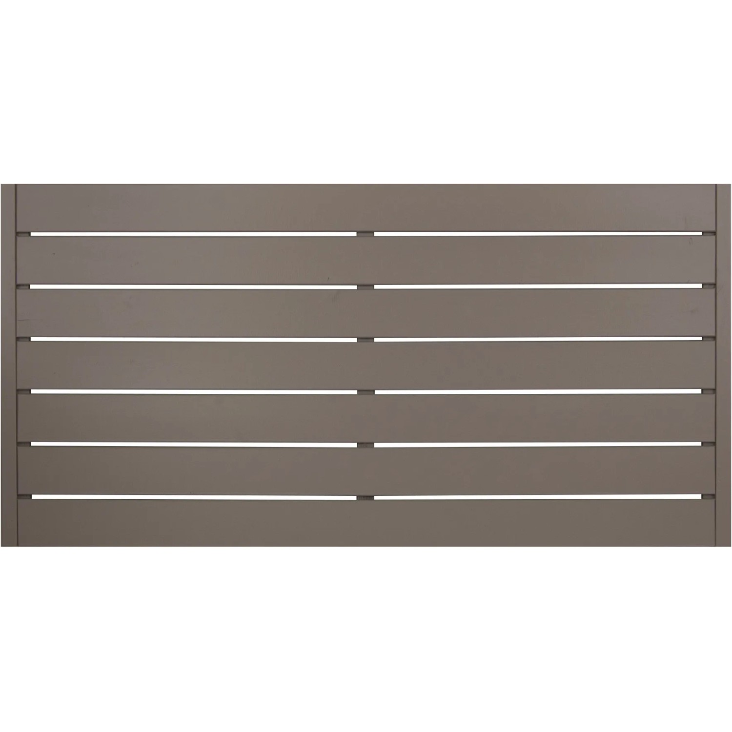 Andrewex Sichtschutzzaunelement Faro Grau lackiert  90 cm x 180 cm