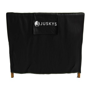 Schwarze Juskys Gartenmöbel Abdeckung CoverSafe Pro 120x90x75 cm
