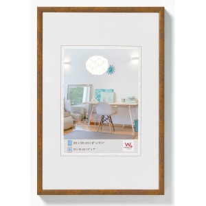 walther design Bilderrahmen New Lifestyle, 18x24 cm, Taupe, aus Kunststoff. Dekoartikel für Wohnaccessoires.