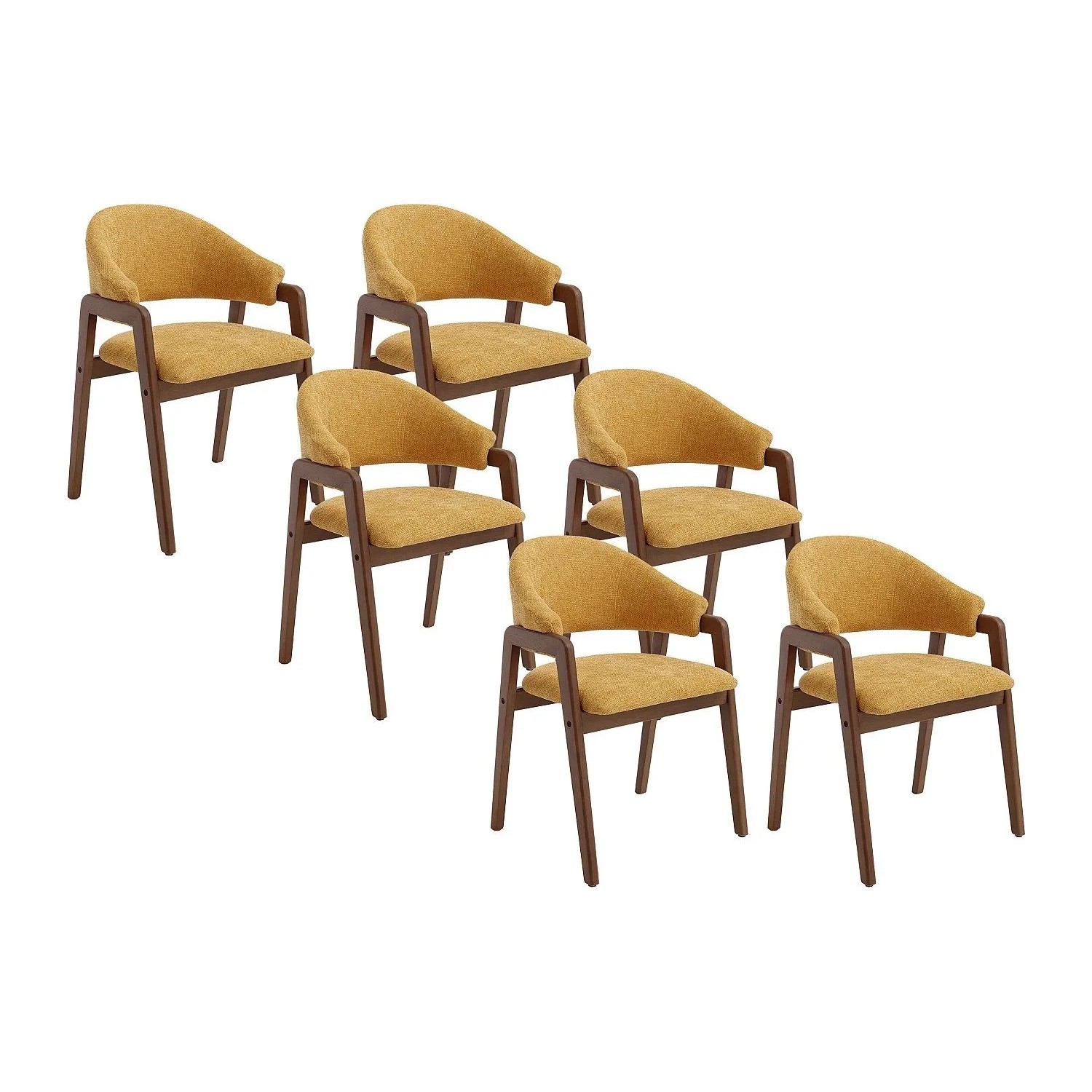 Vente-unique Stuhl Soluna Gelb 56 cm
