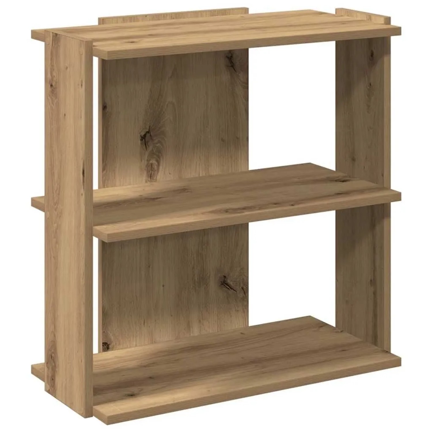 vidaXL Bücherregal 3 Böden Artisan-Eiche 60x30x60 cm Holzwerkstoff 860255 günstig online kaufen