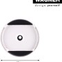 Detailaufnahme der Montageplatte für Wagner Telescope Möbelbein, Ø 5 cm.