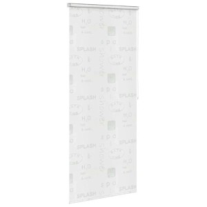 vidaXL Duschrollo 100x240 cm Splash-Design 142872