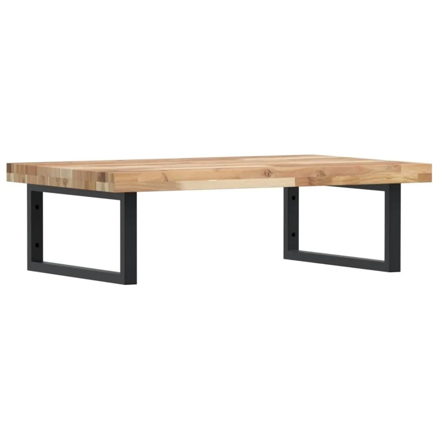 vidaXL Waschbeckenregal Wandmontage Stahl und Akazienholz 3302809
