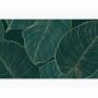Myspotti Küchenrückwandfolie Leaves Green, selbstklebend, mit Blattmuster.