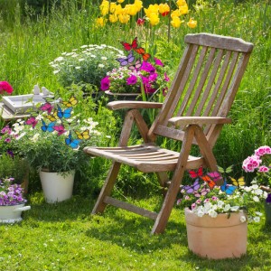 Relaxdays Schmetterlingsstecker Set Kunststoff Metall Bunt Wetterfest 36 Stück 30 cm