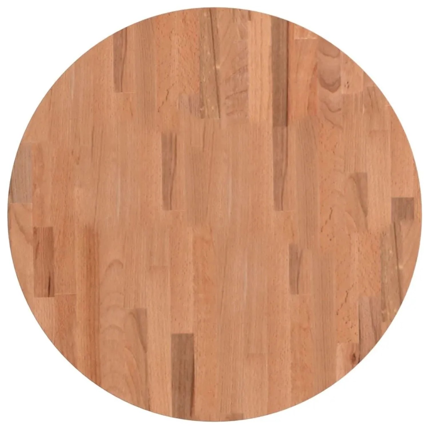 vidaXL Tischplatte Ø60x2,5 cm Rund Massivholz Buche 355937