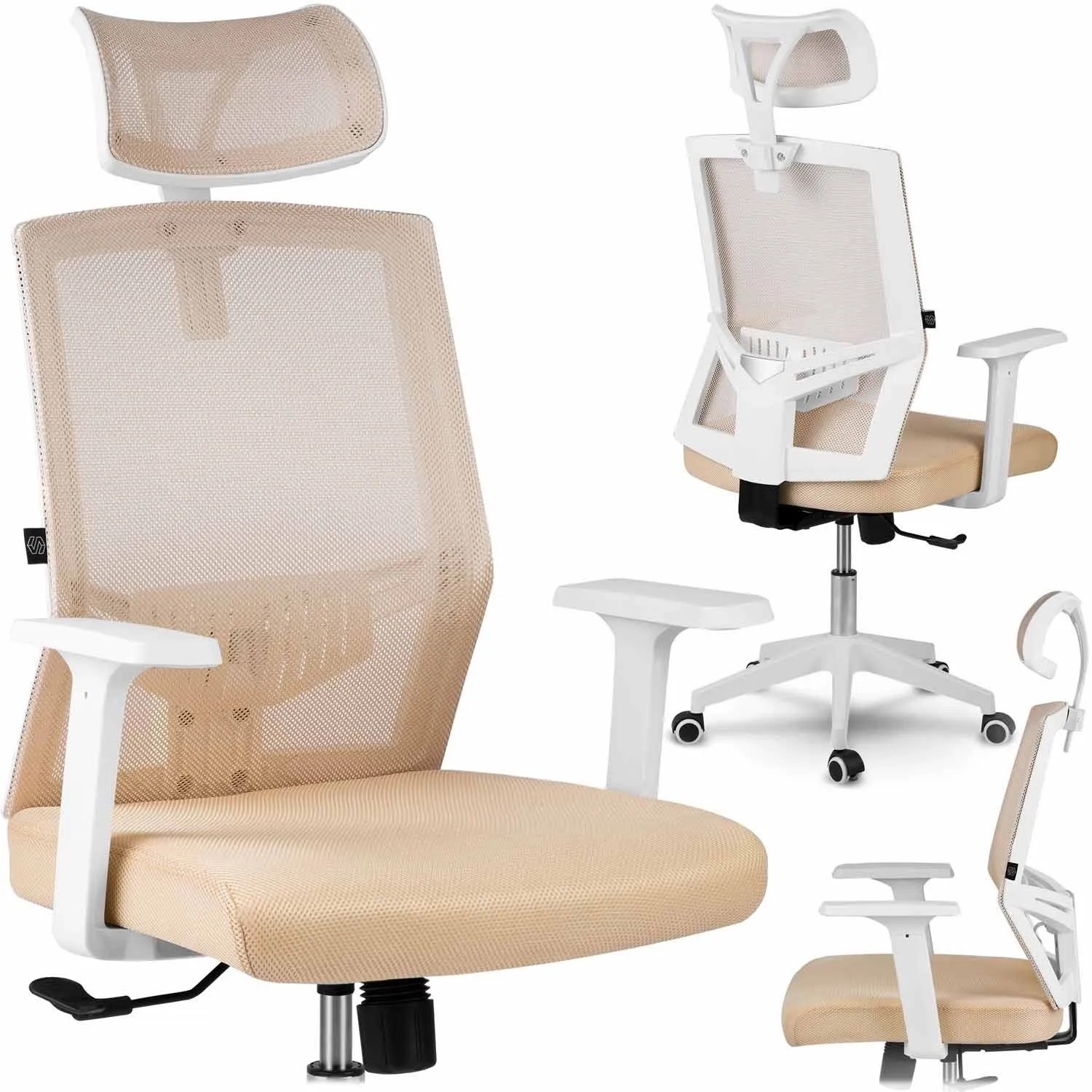 Sofotel Rotar Mikro Mesh Bürostuhl Beige