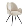 Vente-unique Essgruppe Komoni Weiß  Goldfarben 220 cm  120 cm_10