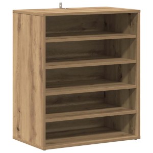 vidaXL Schuhregal Artisan-Eiche 60x35x70 cm Holzwerkstoff 856701