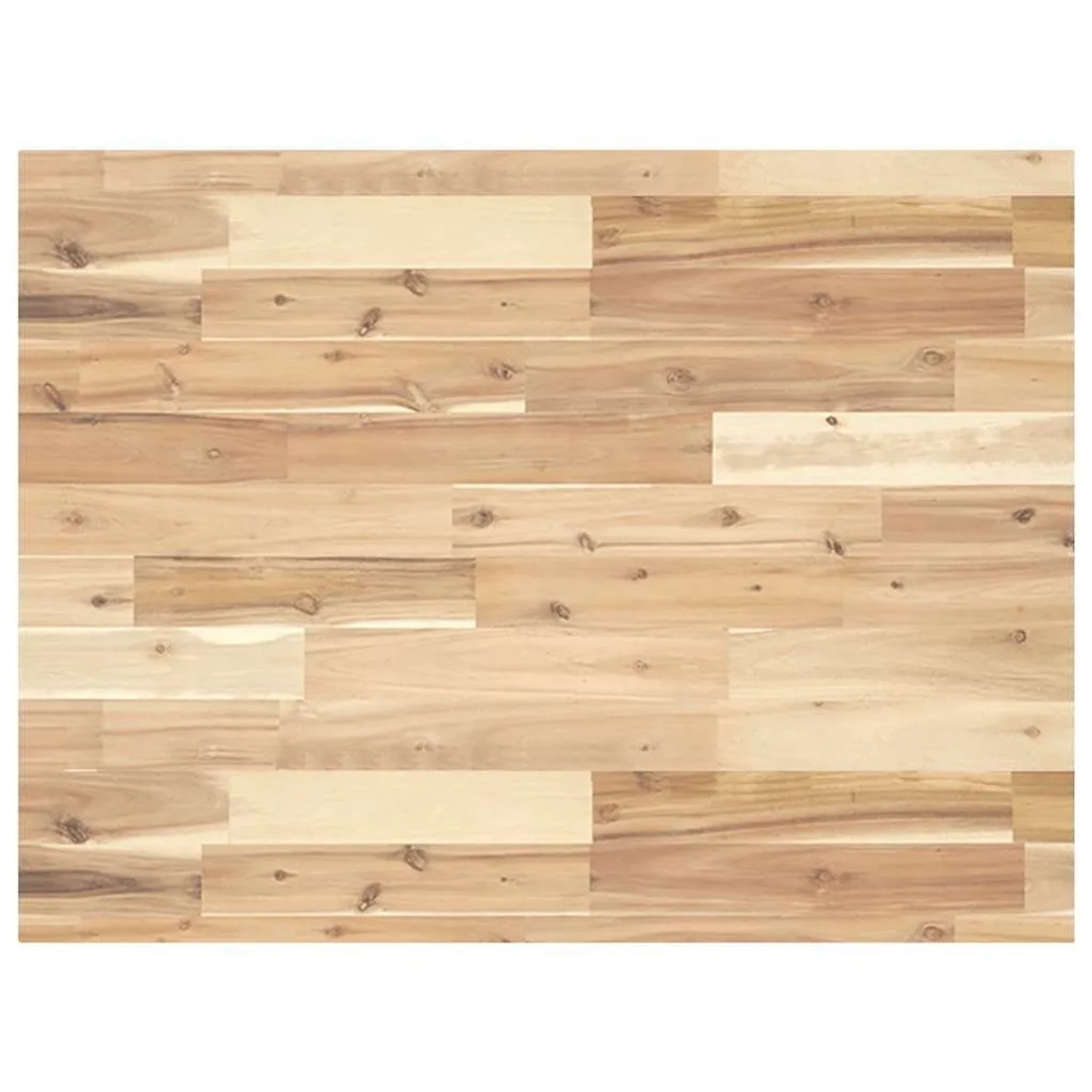 vidaXL Schreibtischplatte Unbehandelt 100x60x4 cm Massivholz Akazie 3279740