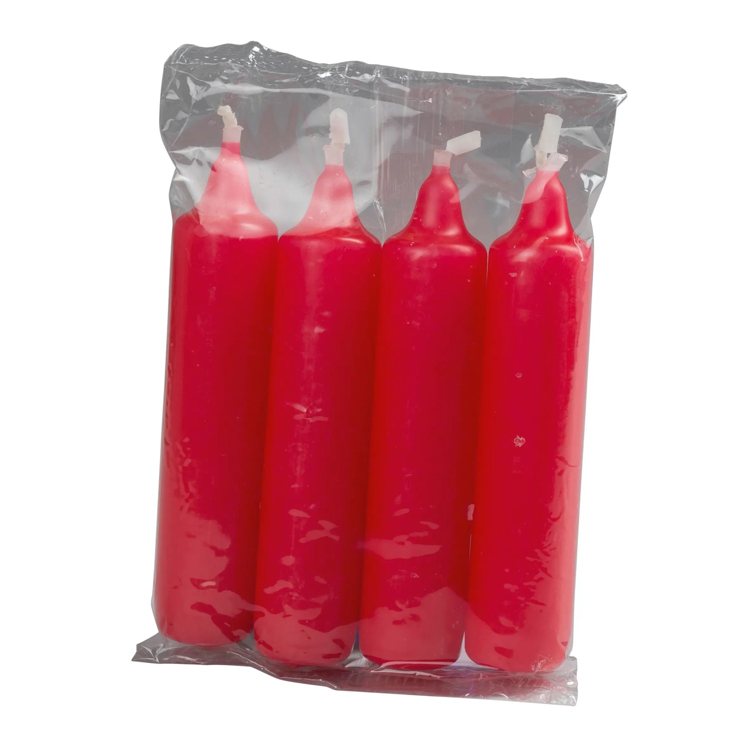 Saico Adventskerzen 4er-Pack 10,5 cm x Ø 2 cm Rot